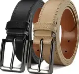 2-Pack DOOPAI Men’s Leather Belts for $9.97
