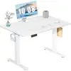 DUMOS 40″ Electric Standing Desk – Adjustable Height, Spacious 40″x24″ Desktop – Now $65.98 (Was $97.99)