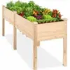 Dumos 72″ x 23″ x 30″ Raised Wood Garden Bed for $74.99
