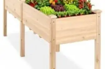 Dumos 72″ x 23″ x 30″ Raised Wood Garden Bed for $74.99
