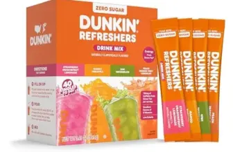 Dunkin’ Zero Sugar Refreshers Drink Mix 40-Count for $6.17
