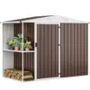 DWVO 8x4FT Outdoor Storage Shed Now $199.98