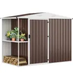 DWVO 8x4FT Outdoor Storage Shed Now $199.98