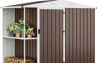 DWVO 8x4FT Outdoor Storage Shed Now $199.98