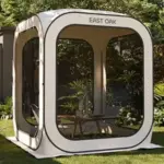 East Oak 6′ x 6′ Pop Up Screen Tent with Mosquito Netting for $100