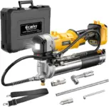 Ecarke Cordless Grease Gun 12,000 PSI with 39″ Hose & 4 Couplers for $89.99