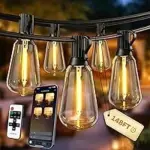 Ecoeve 148ft Smart Outdoor String Lights with App Control for $21.49
