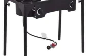 Ecooso 150,000 BTU Double Burner Outdoor Stove BBQ Grill for $110, 60% Off $110.00