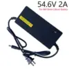 EcoVolt 48V Electric Bicycle Charger 54.6V 2A for $14.99
