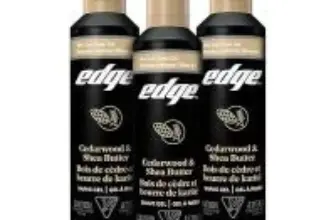 Edge Shaving Gel for Men (Cedarwood & Shea Butter, 7oz, 3-Pack) for $8.24