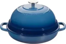 6-Quart EDGING CASTING Enameled Cast Iron Dutch Oven Pot with Lid for $50
