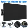 Fitted Waterproof Outdoor TV Cover for 55-58 Inch TVs – Now $13.76