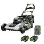 EGO POWER+ LM2122SP Self-Propelled Electric Lawn Mower with 2x 4.0Ah Batteries for $400