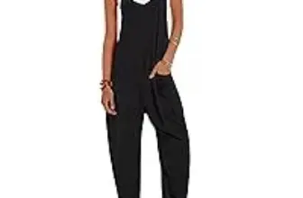 Ekouaer Women’s Sleeveless Casual Summer Jumpsuit for $9.99