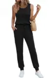 Ekouaer Women’s Sleeveless Ribbed One Piece Romper Now $4.90