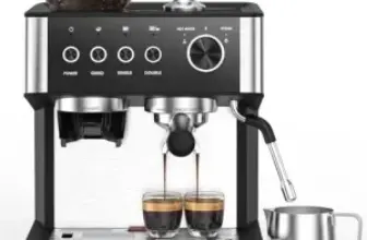 Electactic Store 2025 Upgrade 15 Bar Espresso Machine with Built-in Grinder for $114