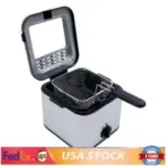 Stainless Steel Electric Deep Fryer 2.5L – Now $41.41