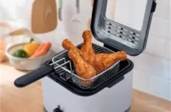 Stainless Steel Electric Deep Fryer with Basket for $35.41