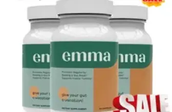 3-Pack Emma Gut Health Supplement – 180 Capsules for Bloating Relief at $13.99