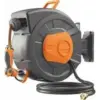 Entgard 100′ Retractable Garden Hose Reel with Spray Nozzle for $93.49