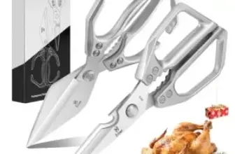 Ethyxe 2-Pack Heavy Duty Japanese Stainless Steel Kitchen Scissors Set for $13