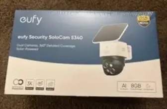 Eufy SoloCam S340 Outdoor Solar Security Camera – Now $129.00