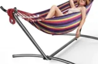 EveryFun Portable Double Hammock with Steel Stand for $49.50