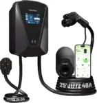 Evwallbox 40-Amp Level 2 EV Charger with 25′ Cable for $279.99