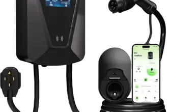 Evwallbox 40-Amp Level 2 EV Charger with 25′ Cable for $279.99