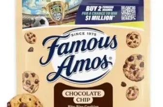 3-Pack of 9oz Famous Amos Classic Chocolate Chip Cookies for $6.35