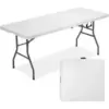 FDW 6 Foot Foldable Portable Outdoor Dining Table for $41.90