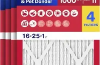 4-Pack Filtrete Allergen Defense 1000 MPR Air Filters for $23