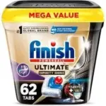 Finish Ultimate Infinity Shine Dishwasher Detergent (62-Count) for $13.22