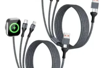 2-Pack 5′ Firsting 3-in-2 Multi Charging Cable for $8.99