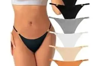 FLYARD Women’s No Show Underwear – 6 Pairs for $4.99
