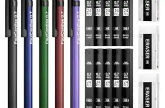 19-Count Four Candies 0.7mm Metal Mechanical Pencils Set for $6.59