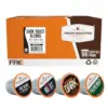 Fresh Roasted Dark Roast Coffee K-Cup Pods Variety Pack – 96 Count for $20.91