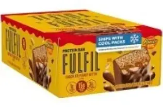 Fulfil Chocolate Peanut Butter Protein Bars (12-Count) for $14.69