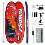 FunWater 7’11” Inflatable Stand-Up Paddle Board with Accessories for $80