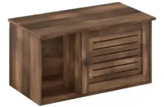 Furinno Peli Farmhouse Hidden Cat Litter Box with Door for $42