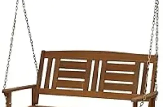 Furinno Tioman 4ft Hardwood Porch Swing – $80.09