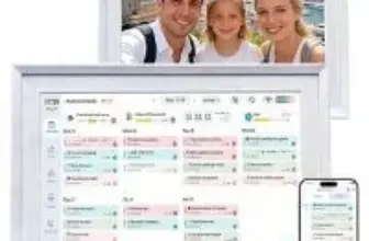 Furnsii 10.1″ FHD Smart Wi-Fi Digital Touch Screen Calendar with Picture Frame for $60.49