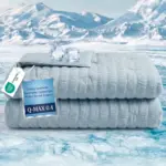 Fuzzysense 50″x60″ Q-Max 0.4 Reversible Cooling Comforter for $50.99