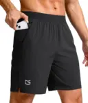 G Gradual Men’s Athletic Running Shorts with Zipper Pocket for $12.99