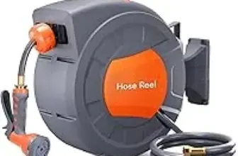 GAOMON Retractable Garden Hose Reel 100 ft for $73.63