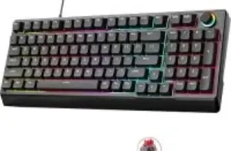 Gegago Mechanical 98-Key Backlit Gaming Keyboard for $14.99