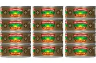Genova Premium Wild Caught Yellowfin Tuna in Olive Oil (5oz Cans, 12-Pack) for $15.71