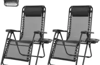 2-Pack Gianna Zero Gravity Chairs with Cup Holders for $47
