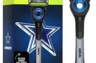 Gillette Labs NFL Cowboys Edition Shaving Razor with 4 Refills & Magnetic Stand for $11.72