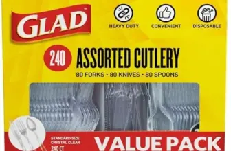 Glad Premium Assorted Disposable Utensils for $8.38
